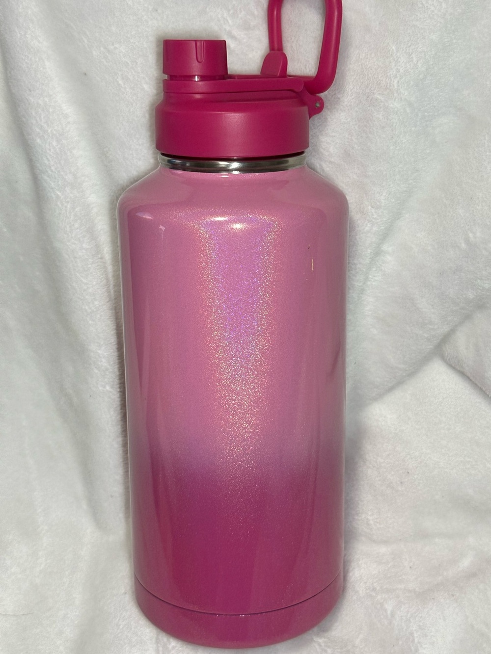 Ashland Pink Glitter Ombre Insulated Water Bottle